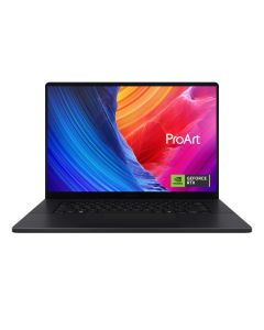 Asus ProArt P16 H7606WP-ME025W Gaming Laptop AMD Ryzen AI 9 HX370 Processor 64GB RAM 4TB SSD Storage NVIDIA RTX 5070 8GB Graphics 16 inch 4K OLED Touch Screen Display English Arabic Keyboard Black Operating System Windows 11 Home