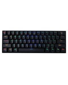Redragon K530W-RGB-PRO Draconic 60% Wireless Bluetooth/Wired Mechanical Gaming Keyboard – White, Hot-Swappable Brown Switches, RGB Backlit, 61 Keys, USB-C, 3000mAh Battery, Multi-Device Compatible