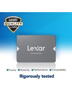 محرك أقراص الحالة الصلبة SATA سعة 128 جيجابايت من Lexar NS100 2.5 بوصة LNS100-128RB