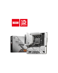 لوحة أم MSI B650M Project Zero للألعاب، لوحة أم mATX AM5، AMD B650، 4 فتحات DDR5، Wi-Fi 6E / BT5.3، 2x M.2، 1x HDMI / DP 1.4، 1x PCI-E x16