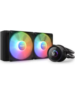 NZXT Kraken 240 RGB Aio 240mm Liquid Cooler with LCD Display and RGB Fans