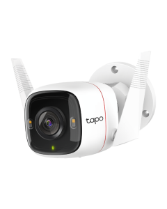 TP-Link Tapo C230WS 2K QHD Outdoor Security Camera, 4MP, Colour Night Vision, Starlight, Motion Detection, Built-in Siren, IP66 Weatherproof