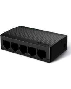 تندا SG105 محول سطح المكتب 5 منافذ جيجابت، 5 منافذ 10/100/1000 Base-T إيثرنت، محول بسرعة 10 جيجابت في الثانية