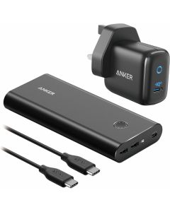 بنك الطاقة Anker PowerCore+ 26800 PD بقوة 45 واط مع شاحن PD بقوة 30 واط