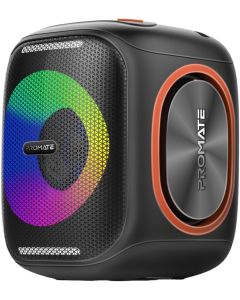 Promate High-Fidelity TWS Bluetooth Speaker With 40W Output IPX5 Water Resistance Quick Music Controls