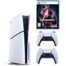 Sony PlayStation 5 Disc Slim with Extra Dualsense White Controller and Tekken 8 PS5 - International Version