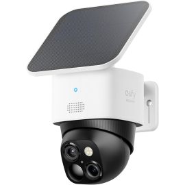 كاميرا المراقبة الخارجية اللاسلكية بالطاقة الشمسية Eufy Security SoloCam S340 – تغطية 360 درجة مع دوران أفقي وعمودي، بدون نقاط عمياء، تدعم Wi-Fi بتردد 2.4 جيجاهرتز