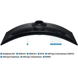 SAMSUNG Odyssey Curved Gaming 49 inch Monitor G9 G91F DQHD VA Display 5120 x 1440 144Hz Refresh Rate 1ms Response Time AMD FreeSync Premium Pro Technology, Black
