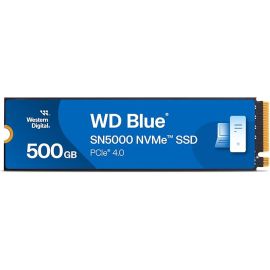 قرص SSD WD Blue SN5000 NVMe Gen4 سعة 500 جيجابايت - سرعة قراءة 5000 ميجابايت/ثانية، سرعة كتابة 4000 ميجابايت/ثانية، M.22280